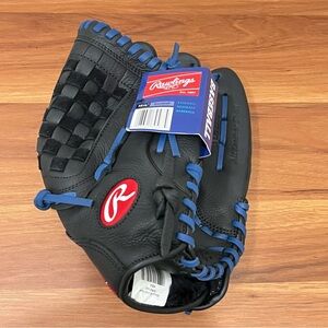 Rawlings WRS125 Select Series Black Blue RHT 12 1/2 Baseball Glove Mitt - New